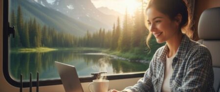Kamper jako mobilne biuro – jak efektywnie pracować zdalnie w podróży?